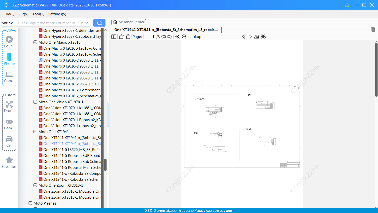 Motorola One XT1941 XT1941-x_(Robusta_S)_Schematics_L3_repair